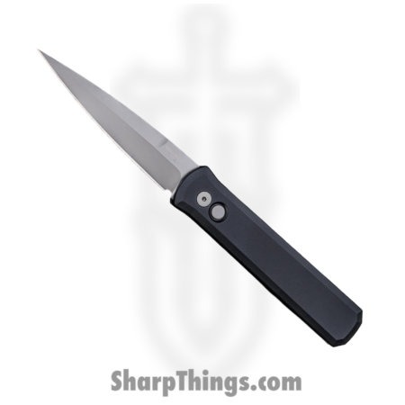 ProTech – 920 – Godfather – Automatic Knife – 154CM Blasted Spear Point – Aluminum – Black