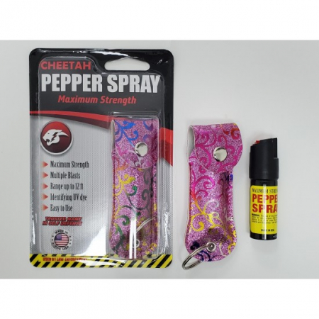 Cheetah – CH-31PF – 1/2oz. Pepper Spray – Pink Flower