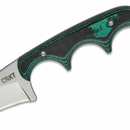 CRKT – CR2386 – Folts Minimalist – Fixed Blade Knife – 5Cr13MoV Blasted Tanto – Micarta – OD Green