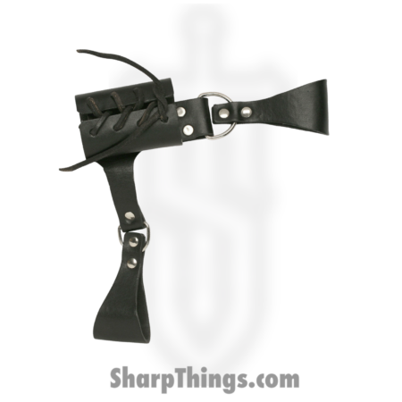 VOC – PK-6182 – 8 Inch Universal Sword Frog – Leather – Black