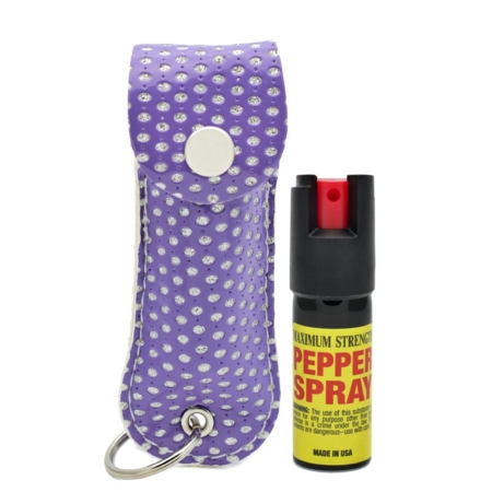 Cheetah – CH-31PRB – 1/2oz. Pepper Spray – Purple Bling
