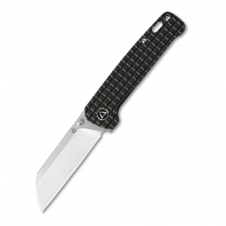 QSP Knife – QS130-NFRG – Penguin Linerlock Frag Ti – 154CM Titanium – Black