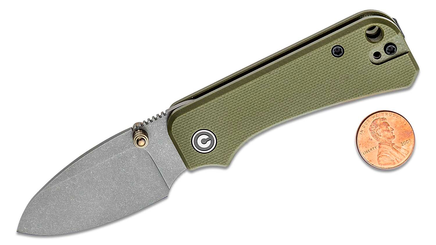 Civivi - CIVC19068S5 - Ben Petersen Baby Banter Folding Knife - Nitro-V Stainless G10 - Green - Image 7