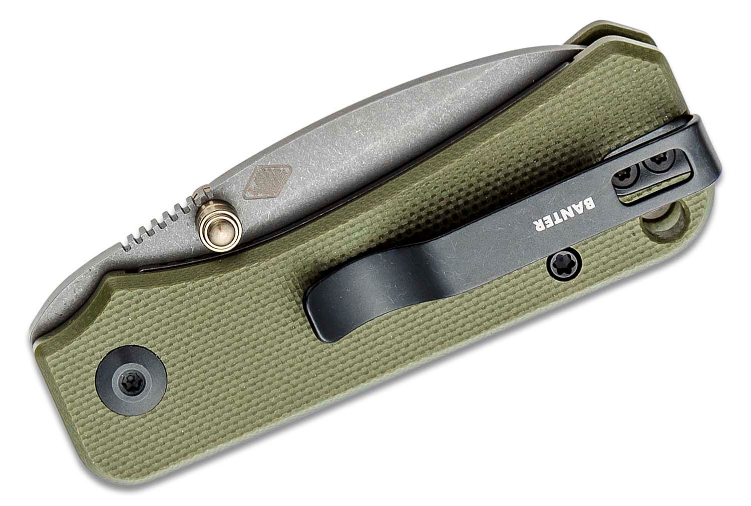 Civivi - CIVC19068S5 - Ben Petersen Baby Banter Folding Knife - Nitro-V Stainless G10 - Green - Image 9