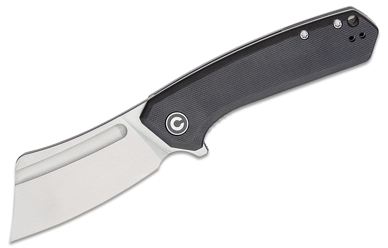Civivi - CIVC2004C - Mini Bullmastiff Cleaver Flipper Knife - 9Cr18MoV G10 - Black - Image 6