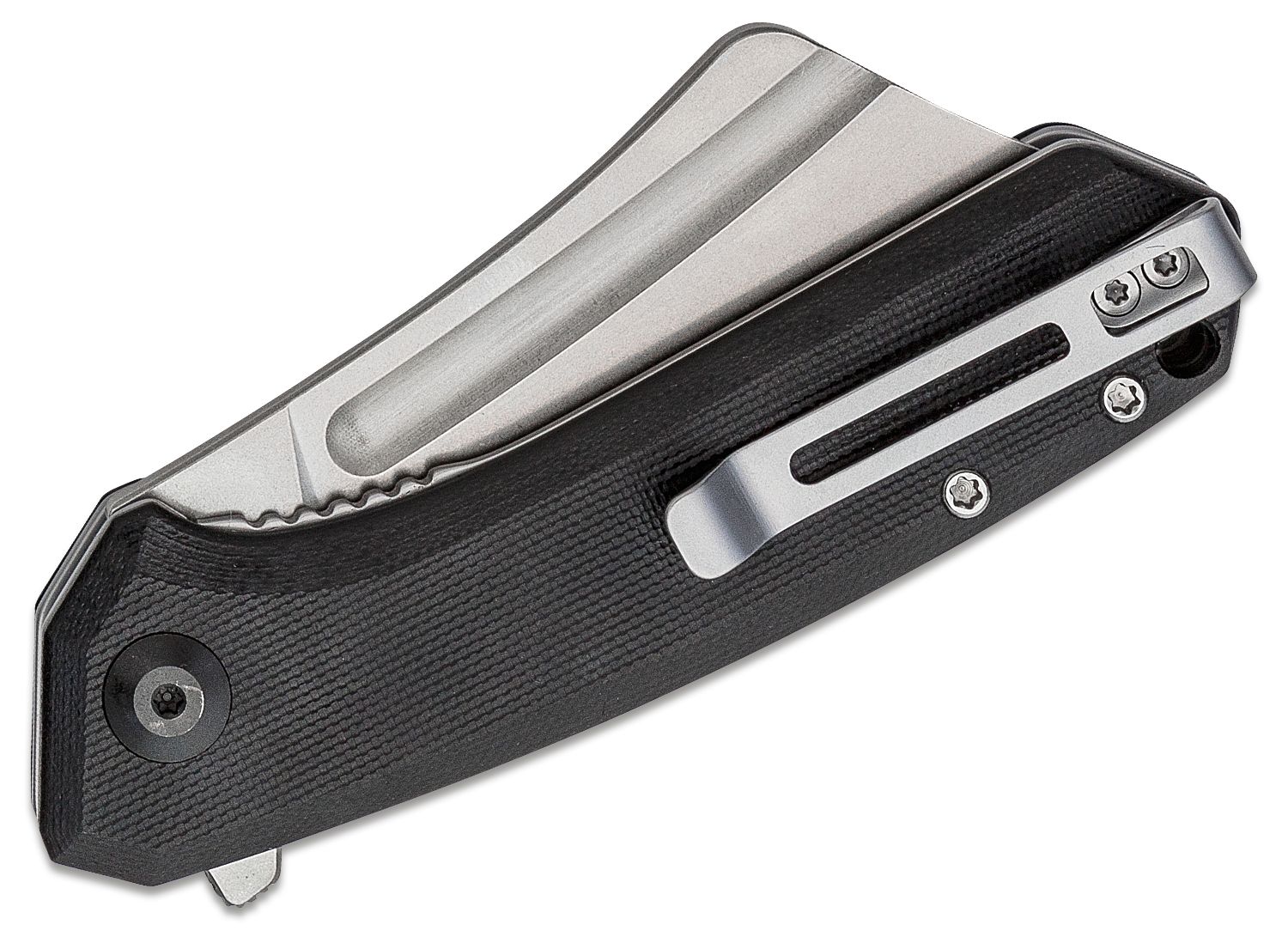 Civivi - CIVC2004C - Mini Bullmastiff Cleaver Flipper Knife - 9Cr18MoV G10 - Black - Image 7