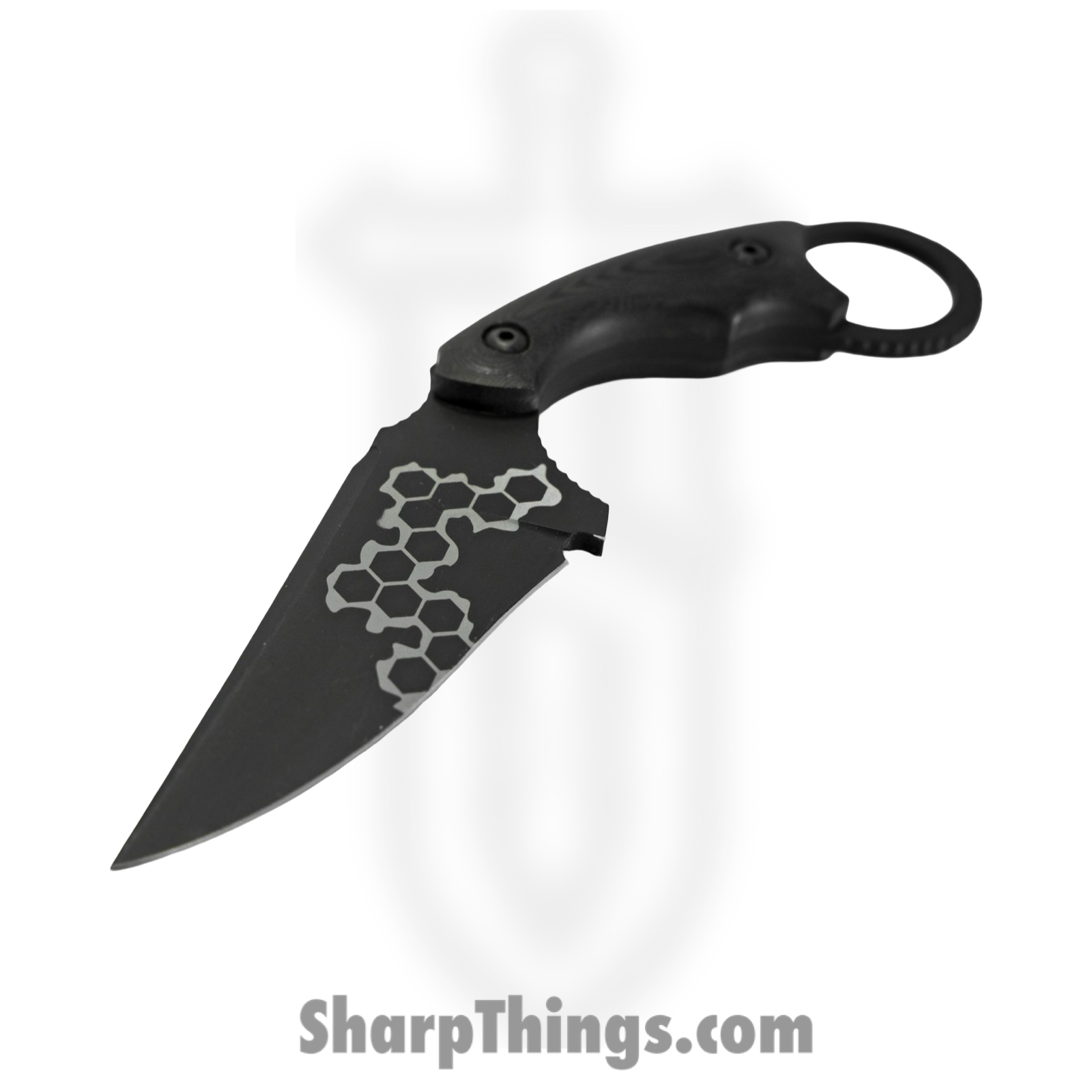 Cave Blades - CaveBit3 - Cave-Bit - Fixed Blade Knife - 154CM - Micarta - Brown - Image 2