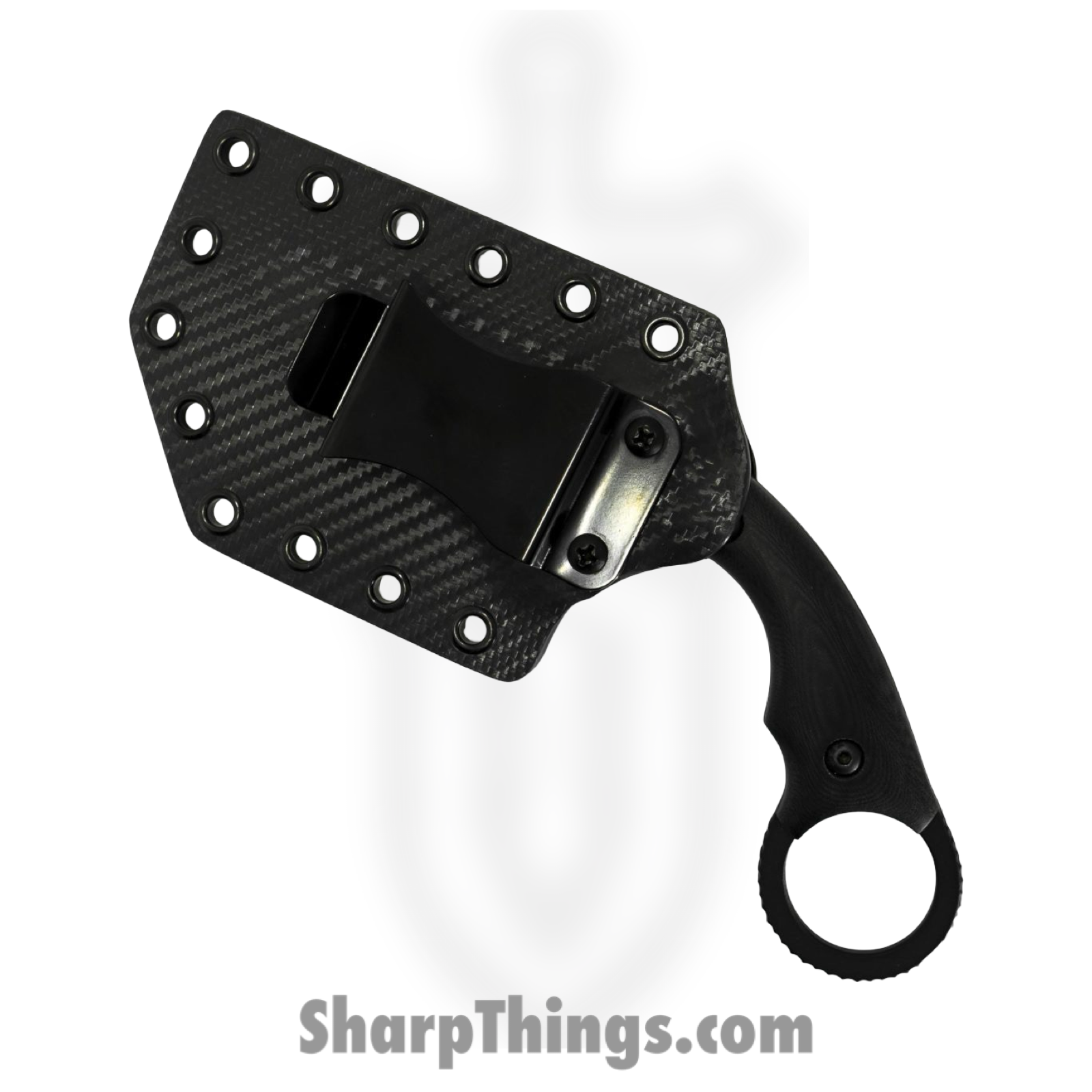 Cave Blades - CaveBit3 - Cave-Bit - Fixed Blade Knife - 154CM - Micarta - Brown - Image 3