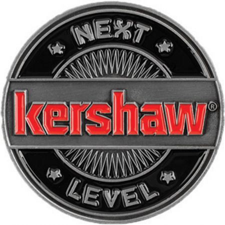 Kershaw – KSCC – Challenge Coin – Zinc Alloy Nickel Plating – Red and Black