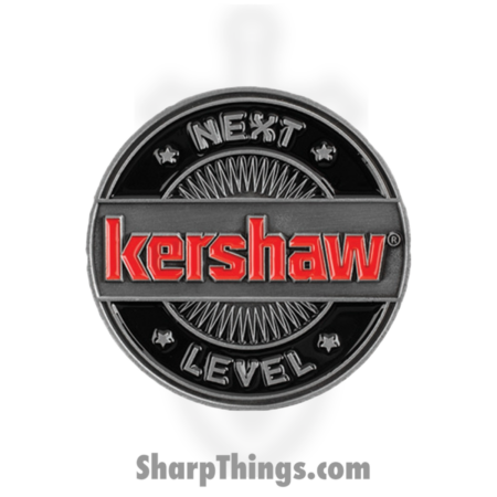 Kershaw – KSCC – Challenge Coin – Zinc Alloy Nickel Plating – Black Red