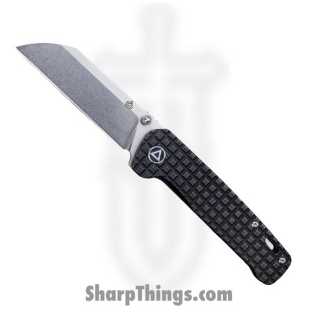 QSP – QS130-NFRG – Penguin – Folding Knife – 154CM Stonewash Sheepsfoot – Titanium Frag – Black