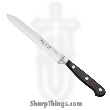 Wusthof – 1040101614 – Classic 5″ Serrated Utility Knife – Classic 5″ Serrated