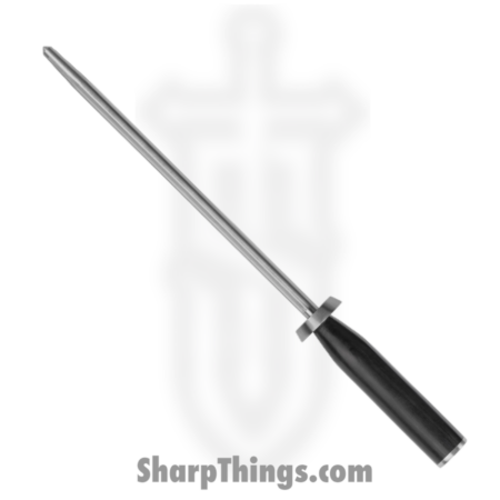 Shun – DM0790 – Classic 9″ Honing Steel – Stainless Satin – Pakkawood – Black