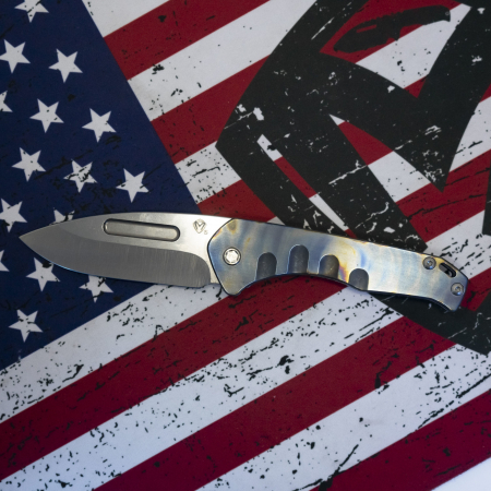 Medford Knife – MK208SPD-37A2-TSCS-Q4 – Praetorian Slim – Drop Point Folding Knife – S35VN – Face/Flm Handle