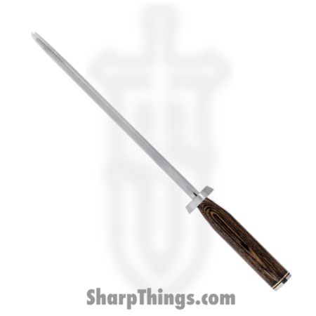 Shun – TDM0790 – Premier 9″ Honing Steel – Stainless Satin – Pakkawood – Brown