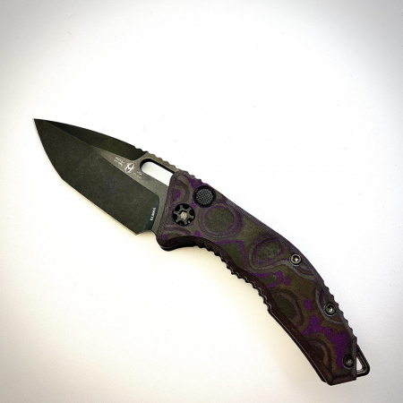 Heretic Knives – H011-6A-PUCF – Medusa Automatic – Purple Camo CF