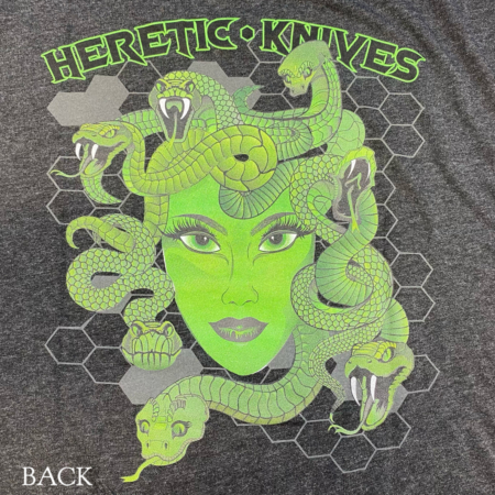 Heretic Knives – T-Medusa – Medusa T-shirt –