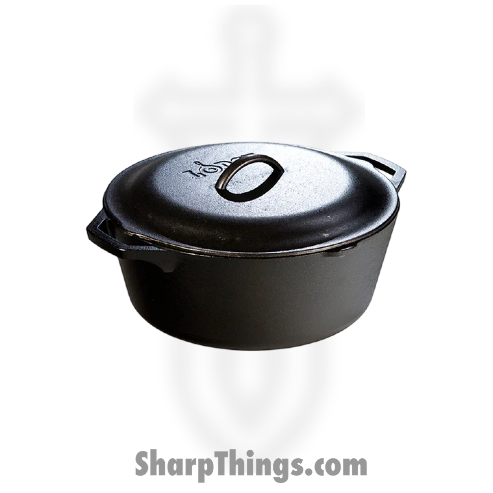 Lodge - L10DOL3 - 7 Quart Cast Iron Dutch Oven - Black