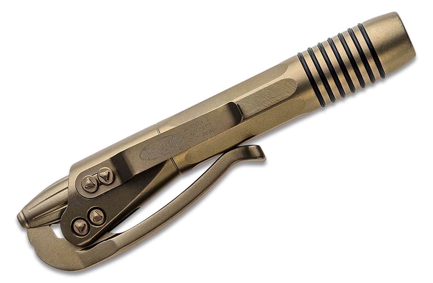 Microtech - 401-SS-BZ - Siphon II Bronzed Stainless Steel Pen - Image 12