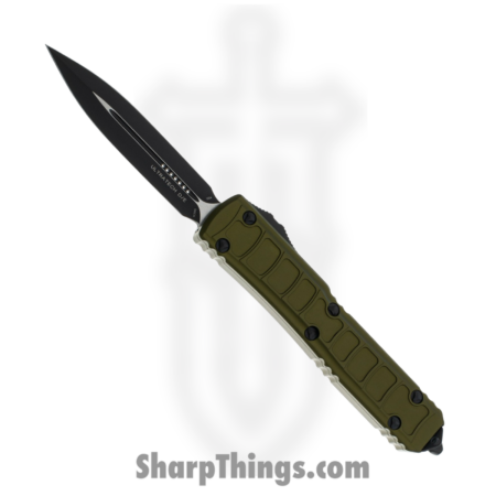 Microtech – 122II-1ODS – Ultratech II Signature Series – OTF Auto – M390 Coated Dagger – 6061-T6 Aluminum – OD Green