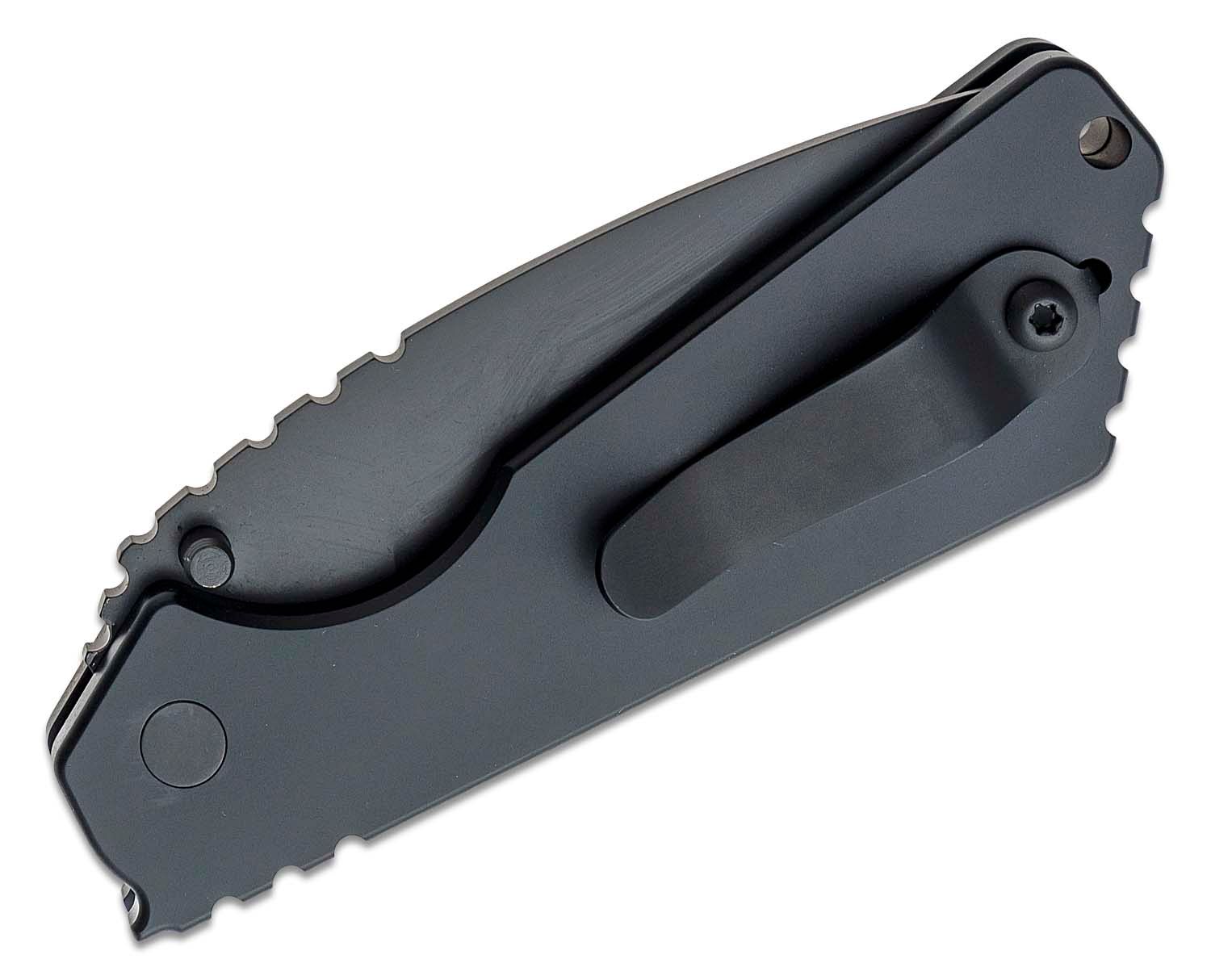 ProTech - 2403 - Pro Strider SnG - Automatic Knife - 154CM Coated Drop Point - Aluminum - Black - Image 7