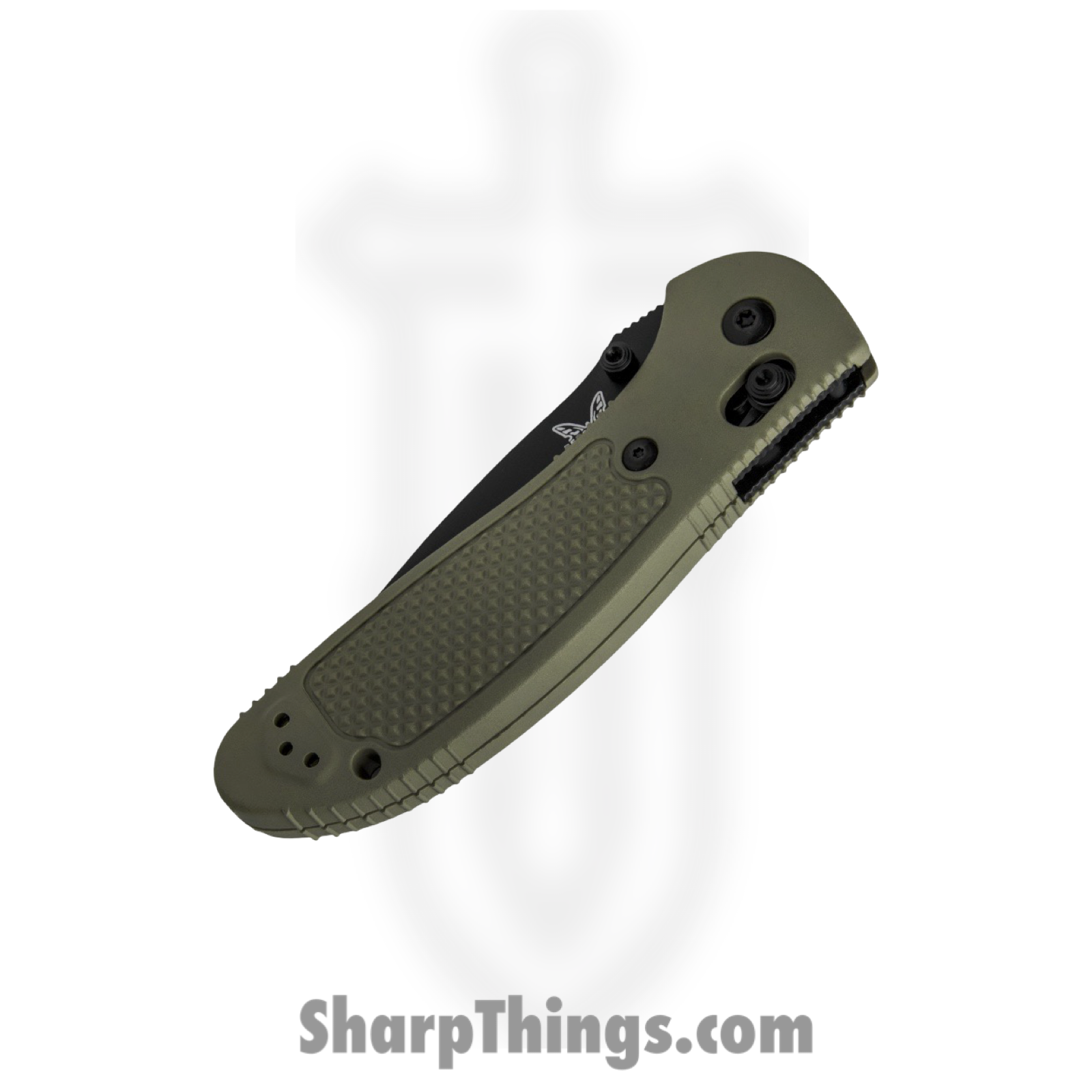 Benchmade - 551BKOD-S30V - Griptilian - Folding Knife - CPM S30V Coated Drop Point - Polymer - Olive Drab - Image 3