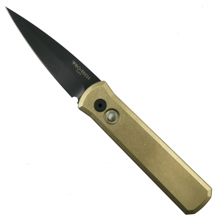 ProTech – 7112 – Godson Automatic Folding Knife – 154CM 6061 Aluminum – Bronze