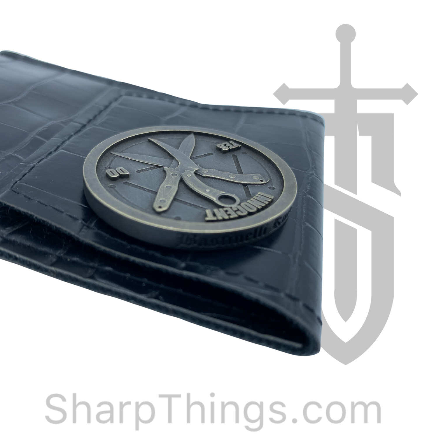 Heretic Knives - H000-6A-PUCF - Wraith - Automatic Knife - Elmax Coated Clip Point - 6061-T6 Aluminum/Fat Carbon Fiber - Black/Purple - Image 9