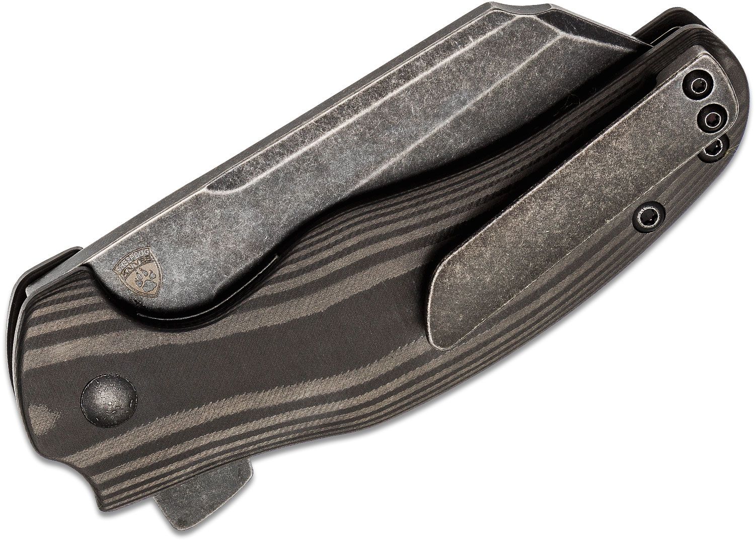 Kizer Cutlery - KI4488A3 - C01C - Folding Knife - KI4488A3 C01C Folding Knife - Milled Carbon Fiber - Black - Image 7