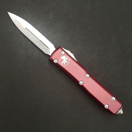 Microtech – 122-10MR – Ultratech Auto Dagger OTF Knife – Merlot Red