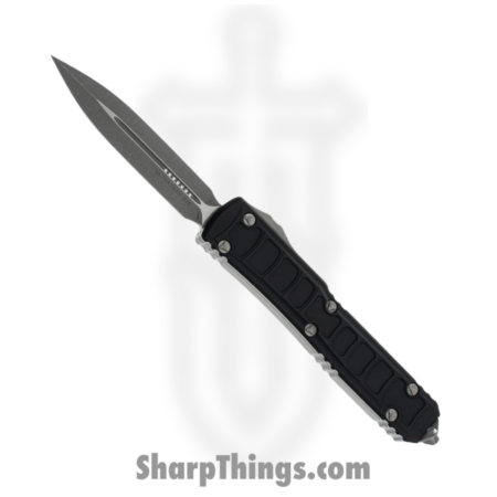 Microtech – 122II-10APS – Ultratech II Signature Series – OTF Auto – Elmax, M390, 204P Apocalyptic Dagger – 6061-T6 Aluminum – Black