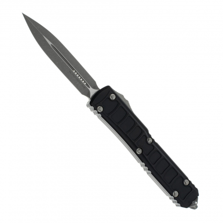 Microtech – 122II-10APS – Signature Series Ultratech II Auto Apocalyptic D/E OTF Knife – Black