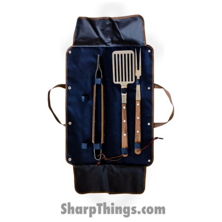 Lamson – 33573 – 3 Piece Premier 20 in Walnut Barbeque Set