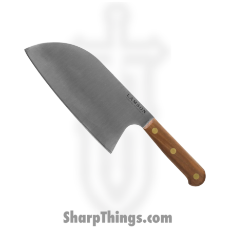 Lamson – 33658 – Classic 8 in Chinese Santoku Cleaver – 420 HC – Walnut – Brown