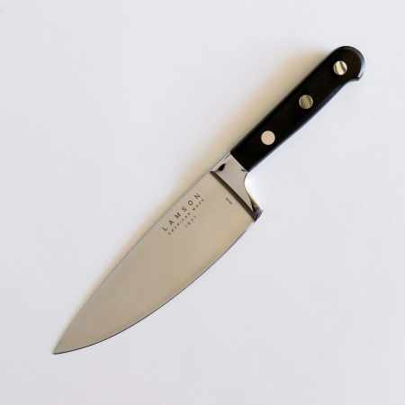 Lamson – 39249 – 6″ Premier Forged Chef’s Knife – Midnight Black