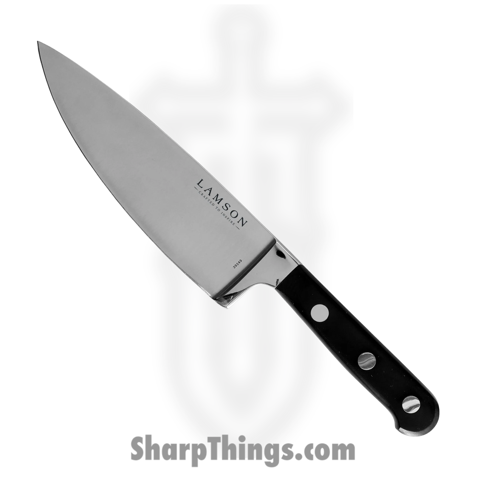 Lamson - 39249 - Premier 6 in Forged Chef's Knife - 4116 SS Polished - G10 - Midnight Black