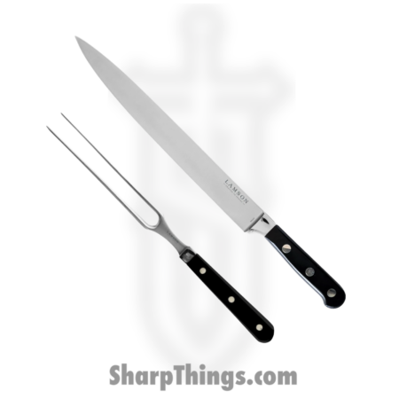 Lamson – 39269 – 2-Piece Premier Forged Carving Set – Midnight Black