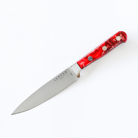 Lamson – 59935 – 6″ Premier Forged Utility Knife – 4116 Polished  – Acrylic – Fire