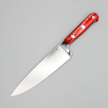 Lamson – 59950 – 8″ Premier Forged Chef’s Knife – 4116 Polished  – Acrylic – Fire