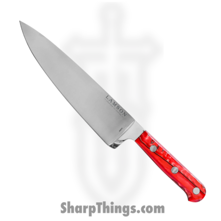 Lamson – 59950 – 8â€³ Premier Forged Chefâ€™s Knife – 4116 Polished – Acrylic – Fire