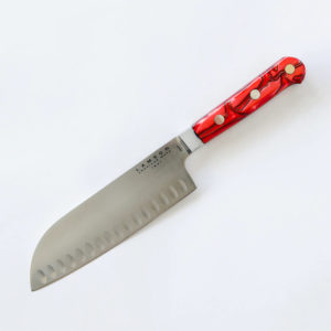 Lamson – 59953 – 7″ Premier Forged Santoku Kullenschliff Edge Knife