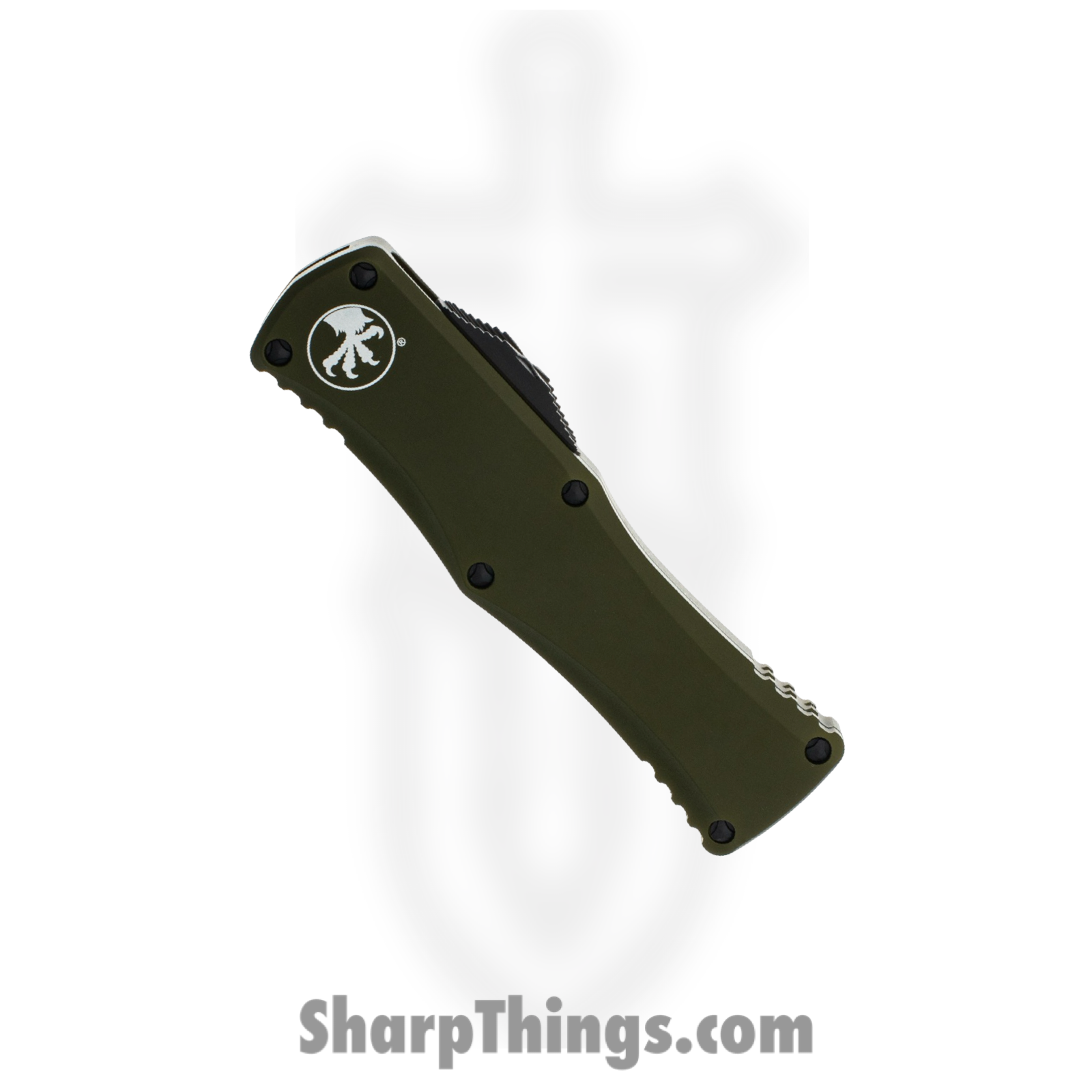 Microtech - 702-1OD - Hera - OTF Auto - Elmax Coated Dagger - 6061-T6 Aluminum - OD Green - Image 3