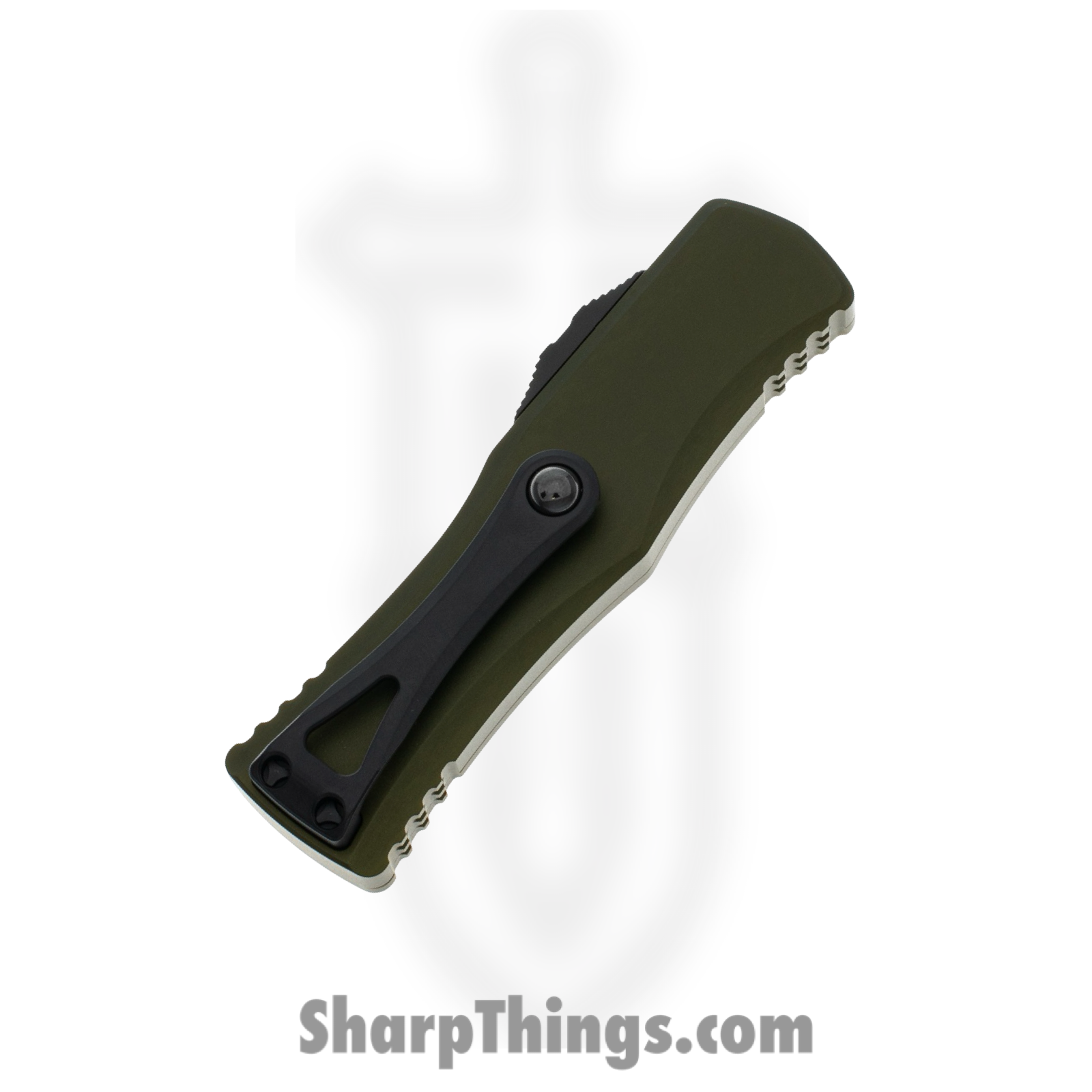 Microtech - 702-1OD - Hera - OTF Auto - Elmax Coated Dagger - 6061-T6 Aluminum - OD Green - Image 4