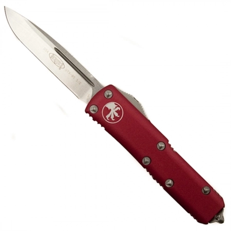 Microtech – 231-10RD – UTX-85 Auto Drop Point OTF Knife – Red