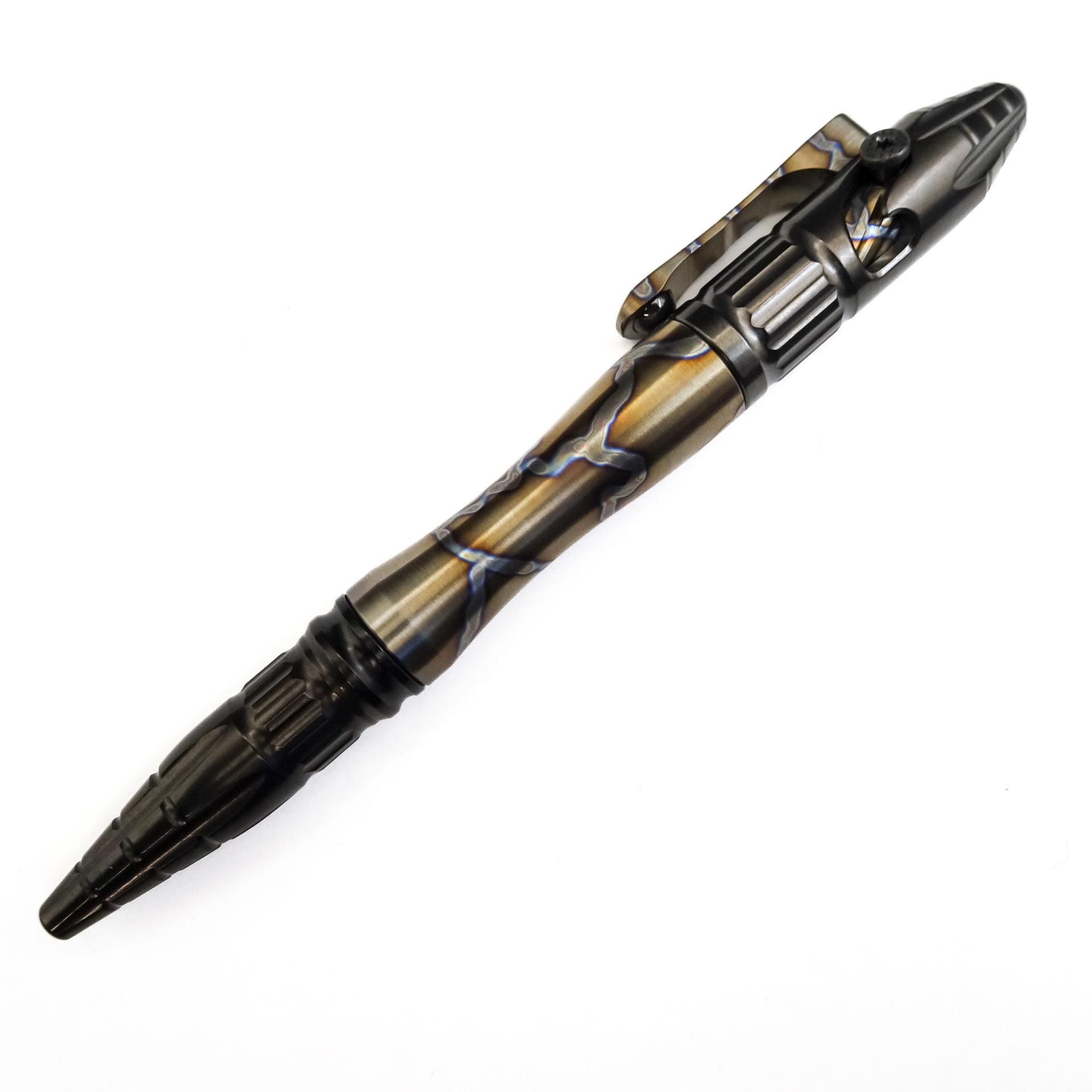 Heretic Knives - H038-PRED - Thoth Predator Pen - DLC Titanium with Red Action and Predator Logo - Image 9