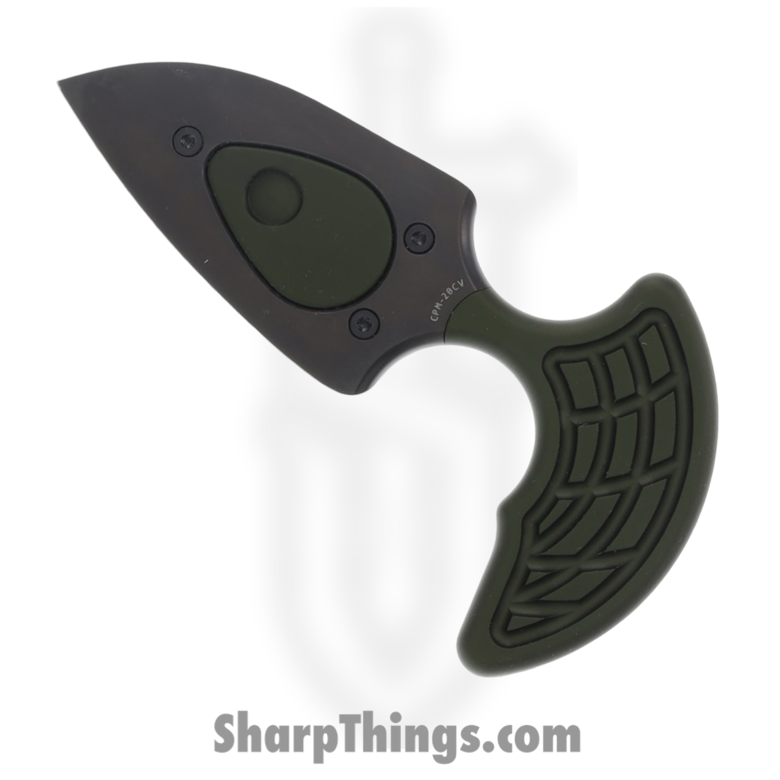 Heretic Knives - H050-6A-GRN - Sleight Modular Push Dagger - Fixed Blade Knife - CPM 20CV Coated - 6061-T6 Aluminum - Green - Image 2