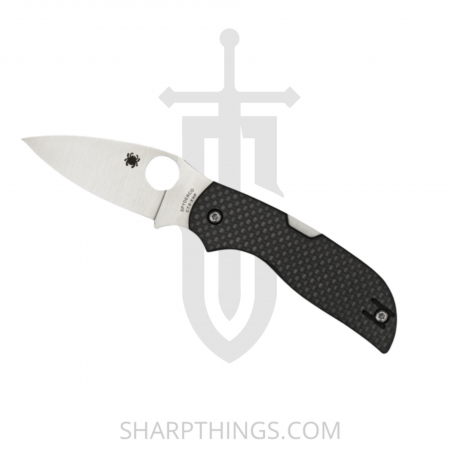 Spyderco – SC152CFP – Chaparral Lockback Folding Knife – CTS-XHP Carbon Fiber – Black