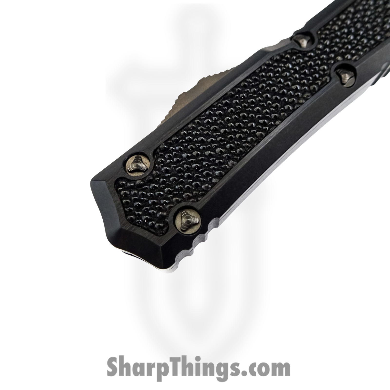 Marfione Custom Knives - MFC-MAK2 - Marfione Custom Makora II - OTF Auto - MFC-MAK2 Marfione Custom Makora II OTF Auto - Aluminum/Leather - Black - Image 5