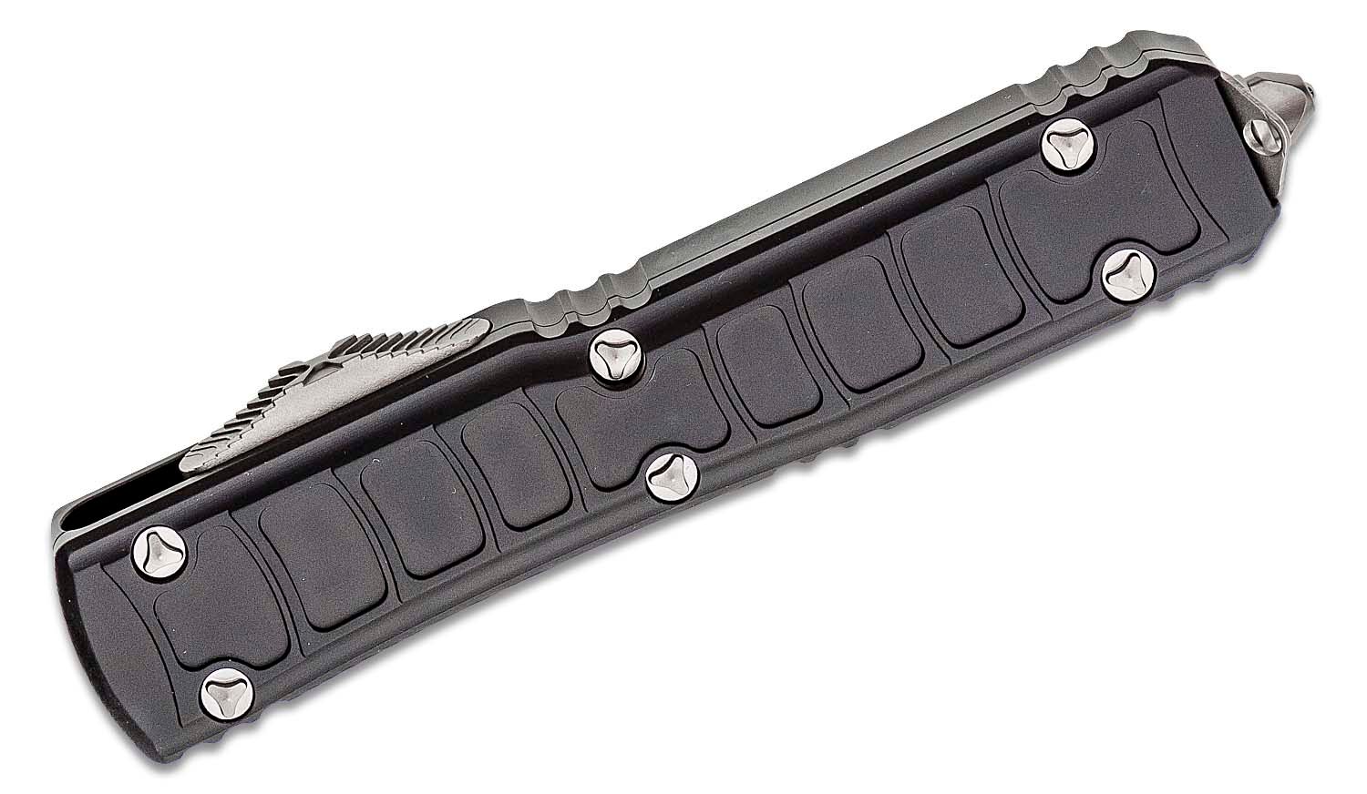 Microtech - 122II-10S - Ultratech II - OTF Auto - Elmax, M390, 204P Stonewash Dagger - 6061-T6 Aluminum - Black - Image 7
