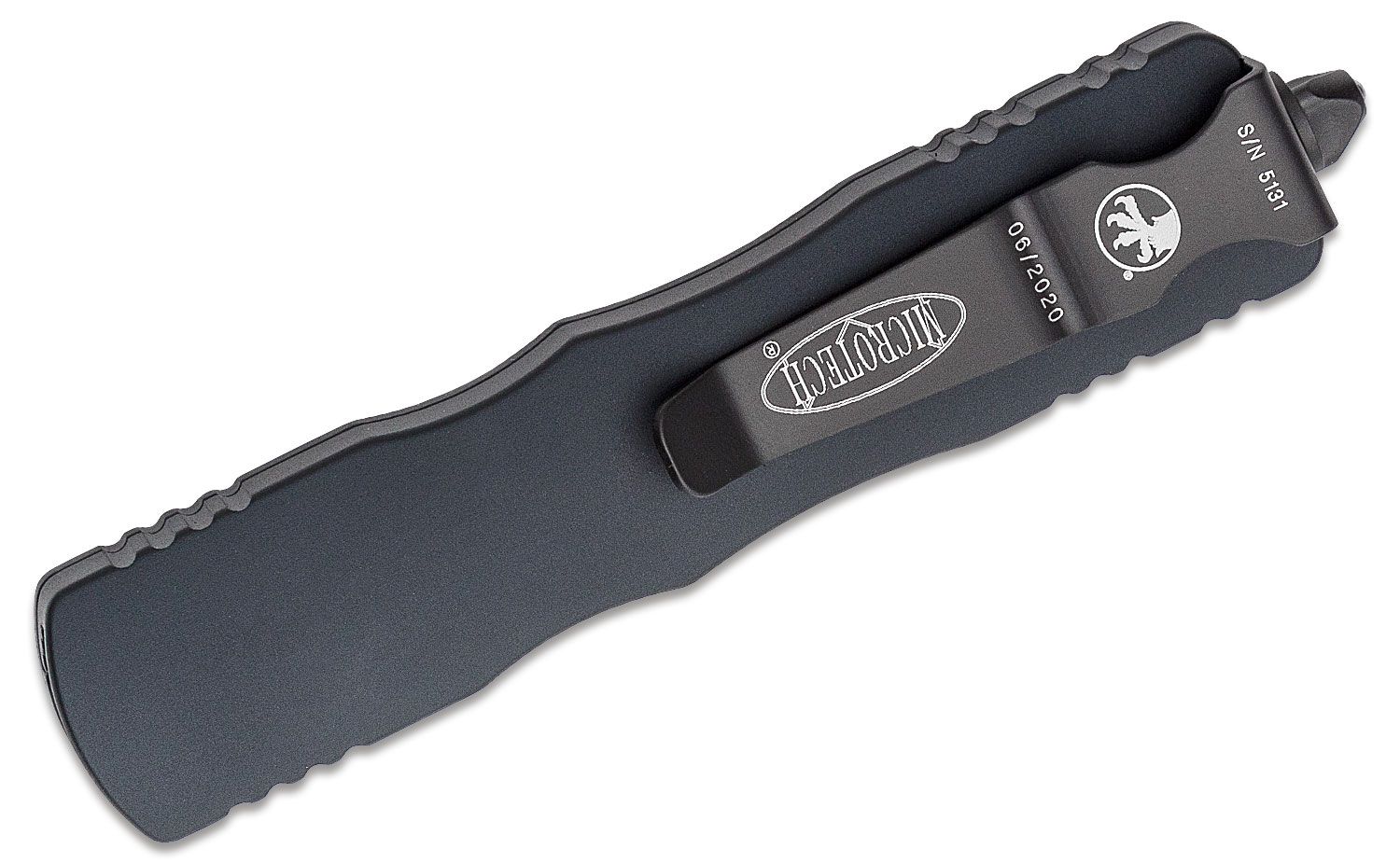 Microtech - 225-1T - Dirac D/E Tactical - OTF Auto - DLC Dagger - 6061-T6 Aluminum - Black - Image 7